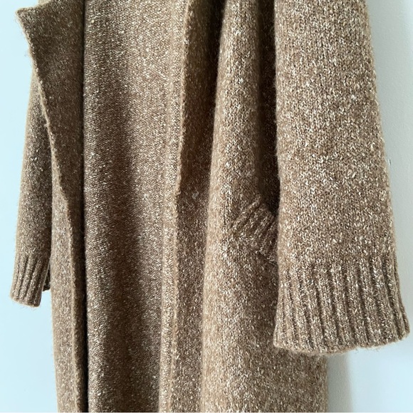 ASTR The Label Lorrie Belted Longline Cardigan in Hazelnut Brown size Medium - Picture 6 of 12